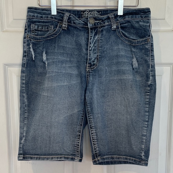 Revolt Jeans Pants - Revolt Size 12 Distressed Blue Jean Shorts